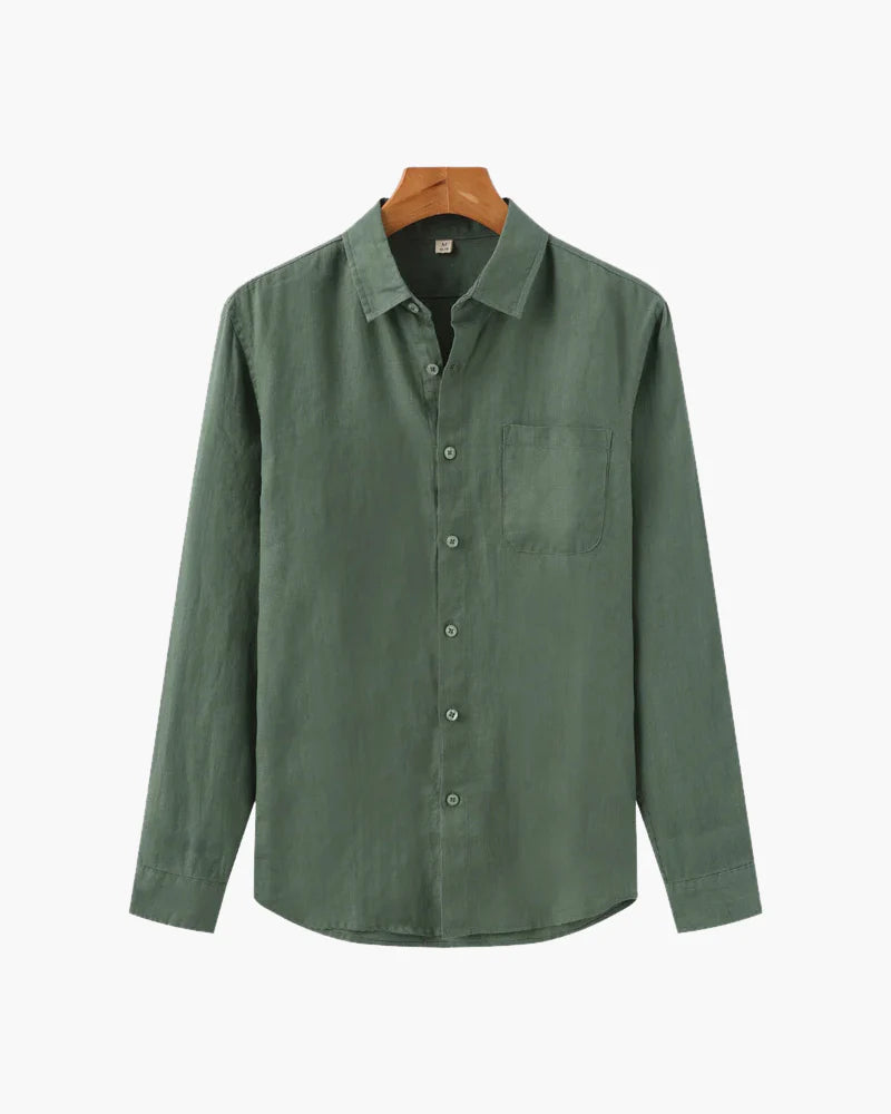 The Windsor Linen Button-Down