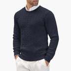 Spring Autumn Men'S O-Neck Knitted Sweater Fashion Slim Fit Smart Casual Knit Pullovers Men Long Sleeve Knitting Sweaters Top