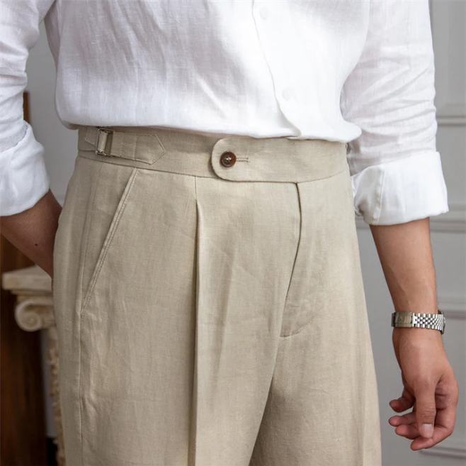 The Somerset Linen Trousers