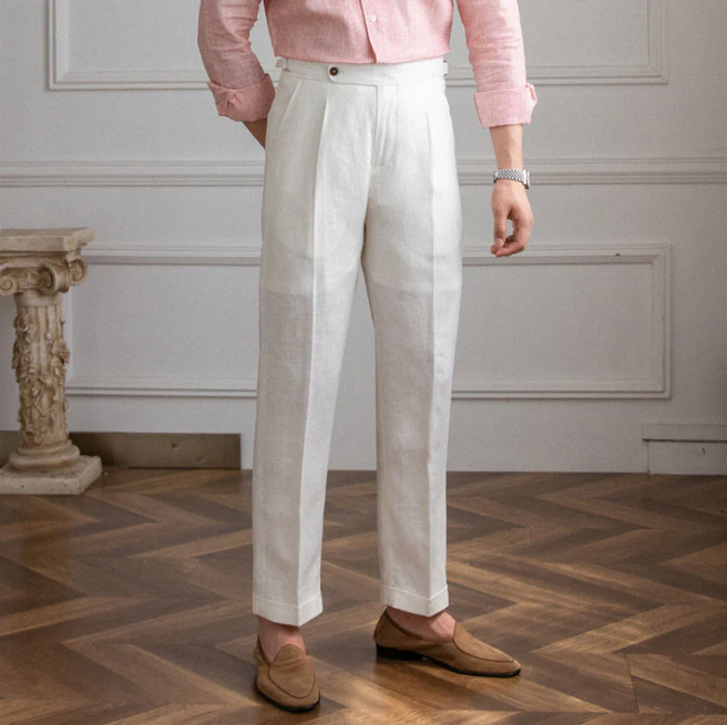 The Somerset Linen Trousers