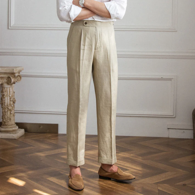 The Somerset Linen Trousers