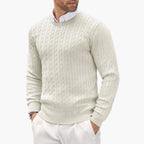 Spring Autumn Men'S O-Neck Knitted Sweater Fashion Slim Fit Smart Casual Knit Pullovers Men Long Sleeve Knitting Sweaters Top
